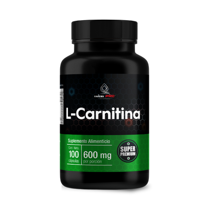 L Carnitina Super Premium 100 Cápsulas Raíces Pro