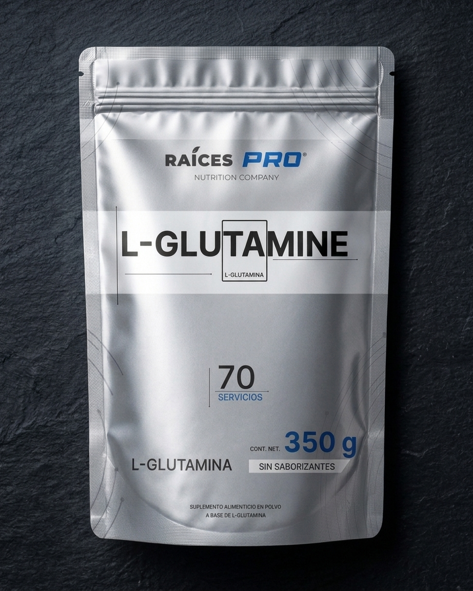 L glutamina raices pro en polvo 70 servicios